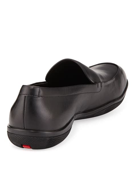 prada rubber espadrilles|prada men's loafers black.